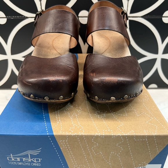 COPY - Dansko Thea Mary Jane Sandals EU40 Teak (Deep Brown) - Picture 2 of 6